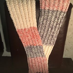 Handmade chunky velvet scarf